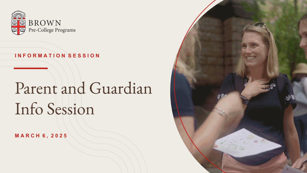 PreCollege Program Brown University